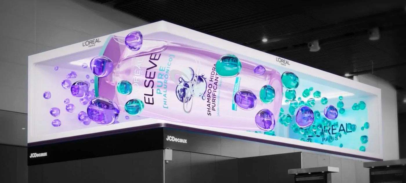 Captação de Mídia OOH para L’Oréal no GRU Airport